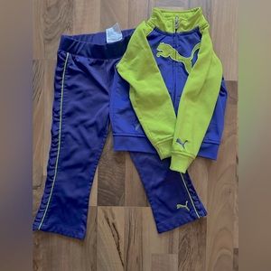 Girls Puma Tracksuit Set